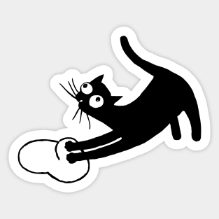 Cat Baking Bread Sticker